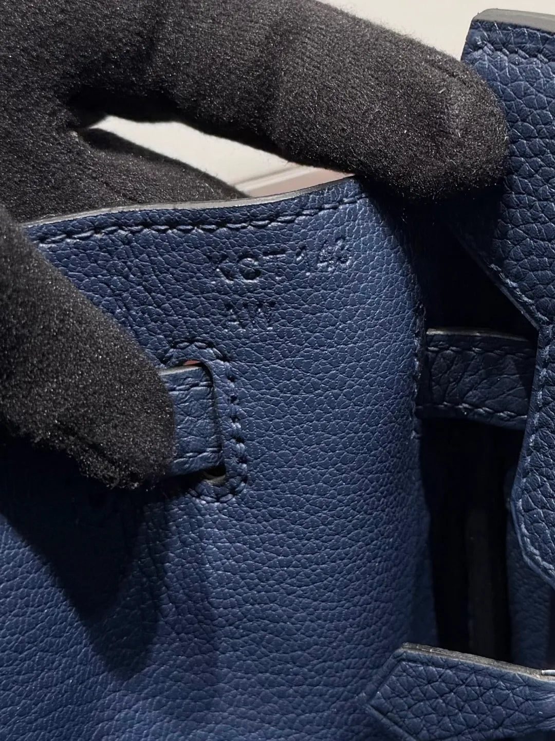 Hermès Women's Handbag 25 Sapphire Blue