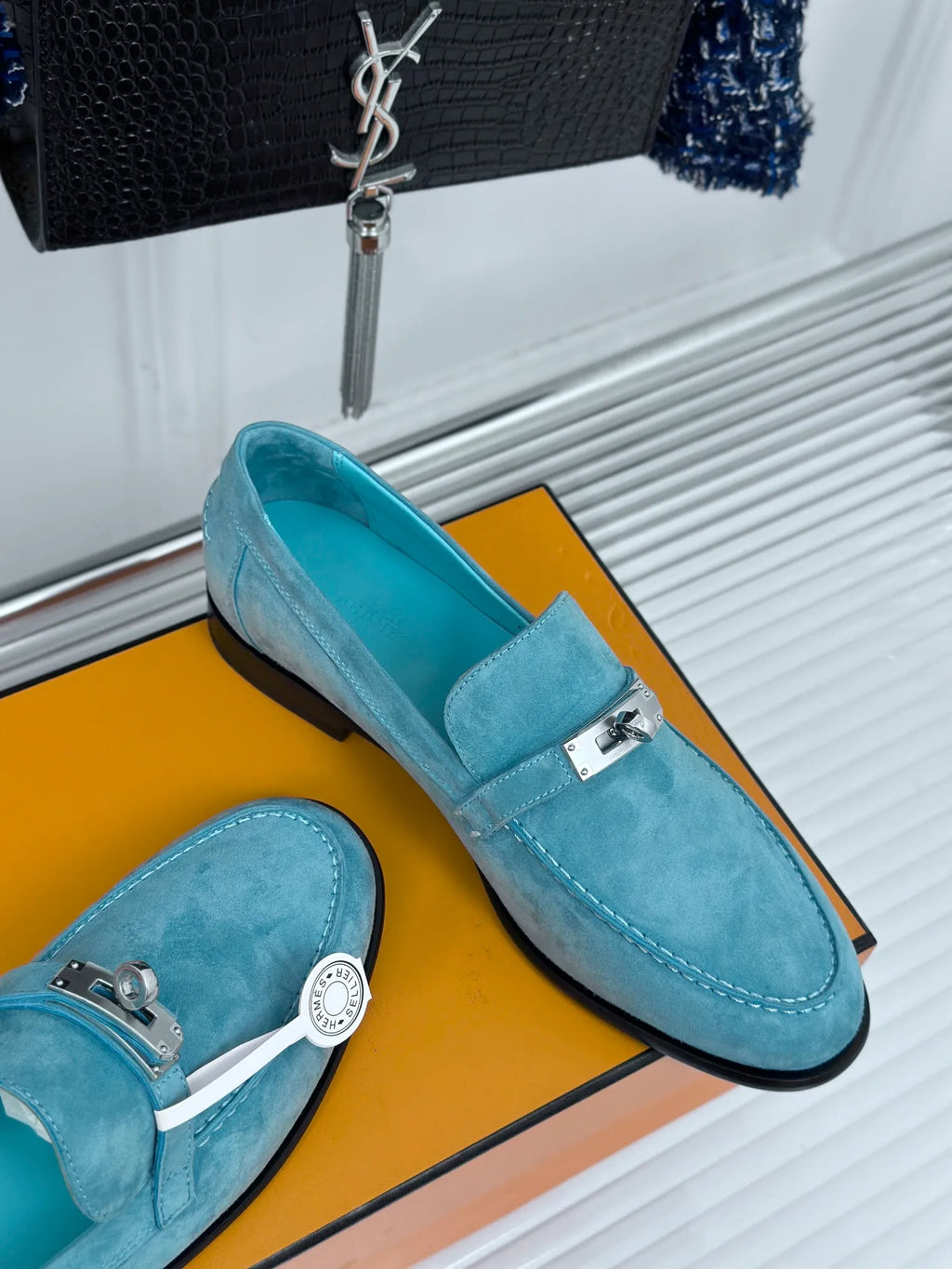 Hermès Women's Kelly Buckle Leather Loafers