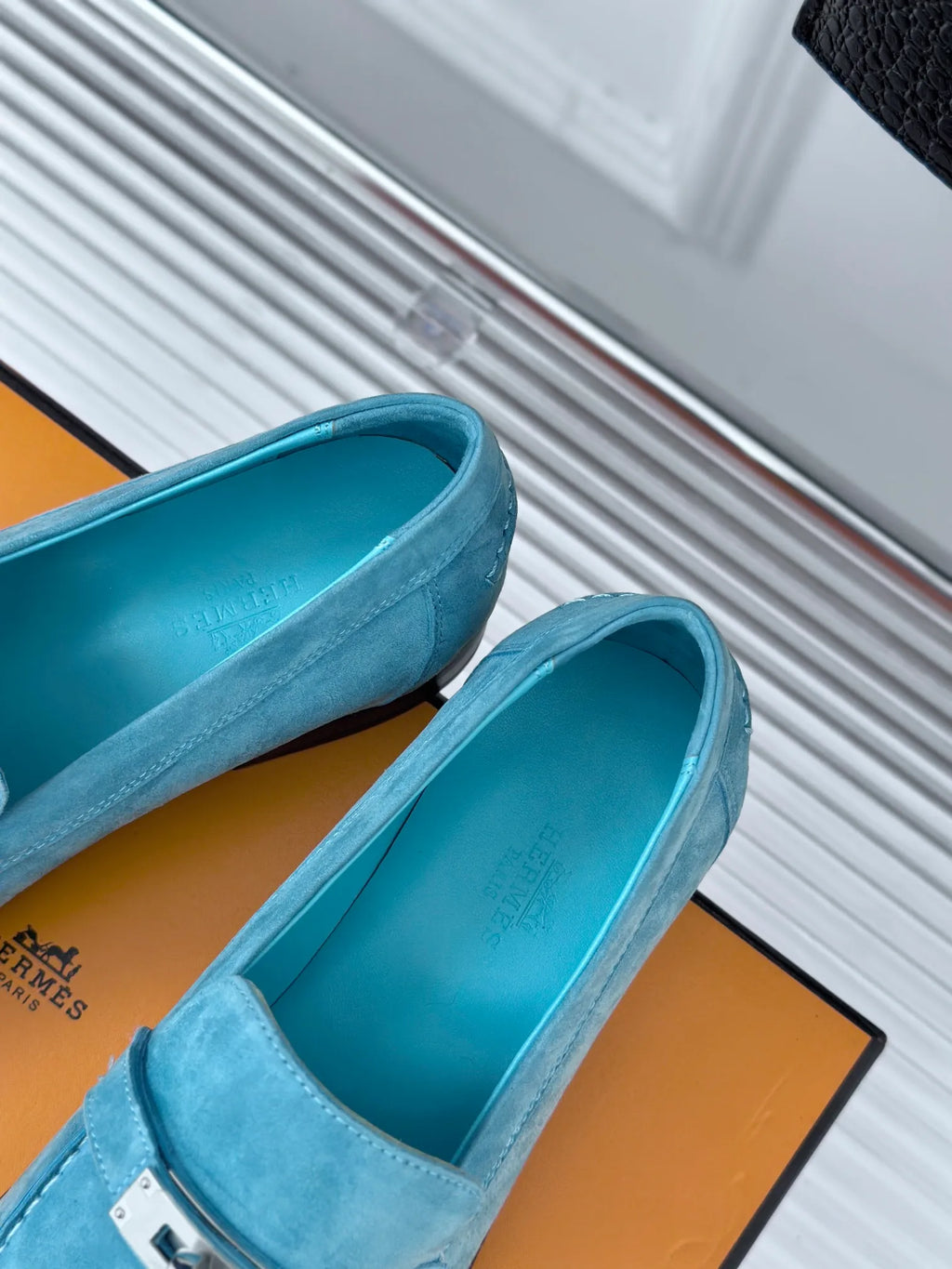 Hermès Women's Kelly Buckle Leather Loafers