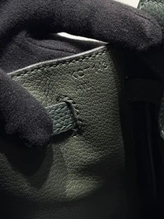 Hermès Women's Leather Handbag 9.8 in Pine Green 14140040