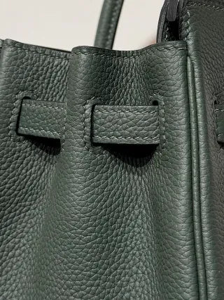 Hermès Women's Leather Handbag 9.8 in Pine Green 14140040