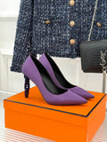 Hermès Women's Metal Chain Heel Pointed Toe Pumps 2026