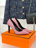 Hermès Women's Metal Chain Heel Pointed Toe Pumps 2026