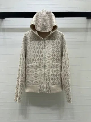 Hermès Women's Reversible Hooded Knit Jacket A706B580C