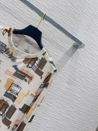 Hermès Women's Semi-Sheer Mesh Base Layer Top