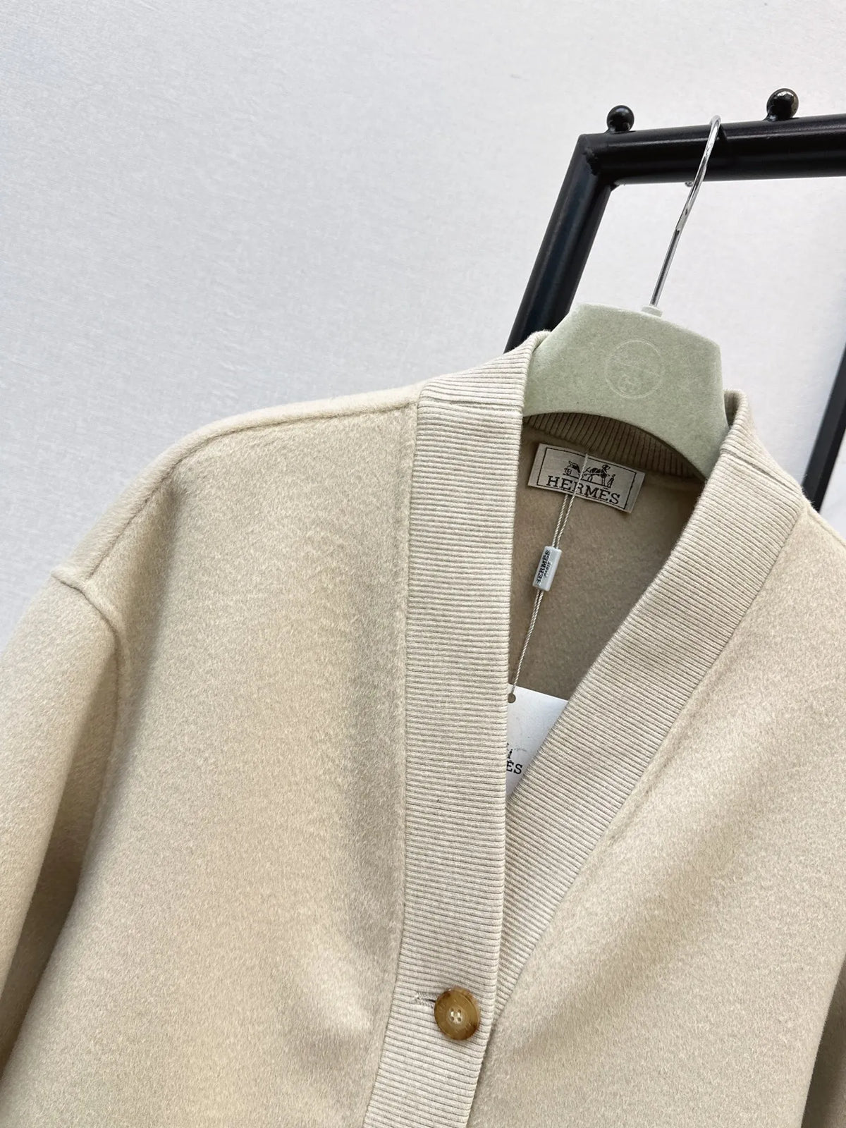 Hermès Women's V-Neck Double-Faced Wool Coat 99690680