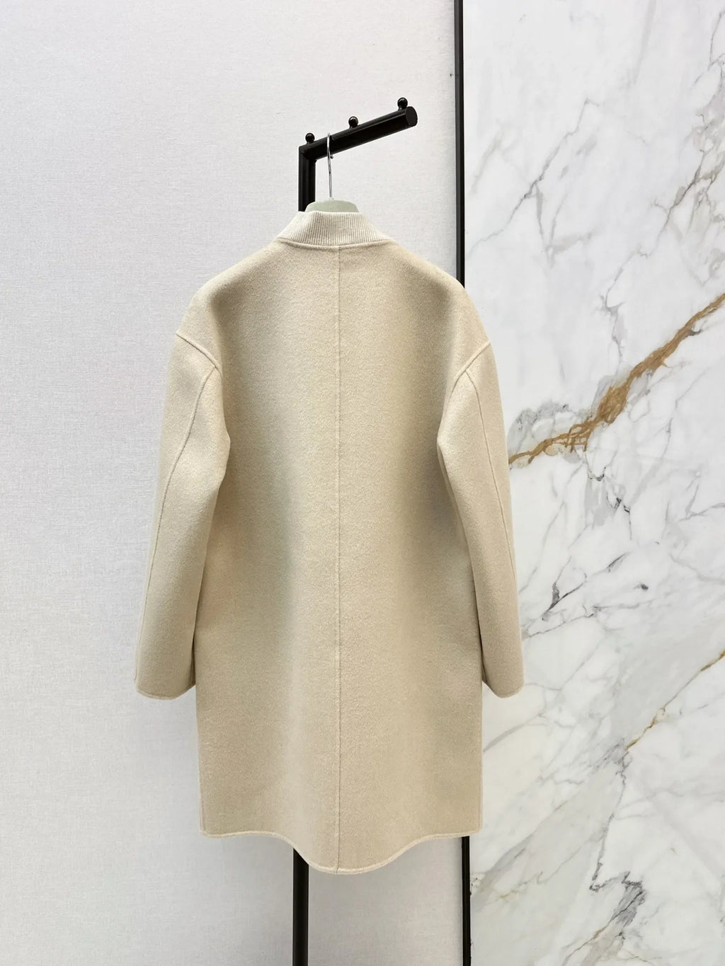 Hermès Women's V-Neck Double-Faced Wool Coat 99690680