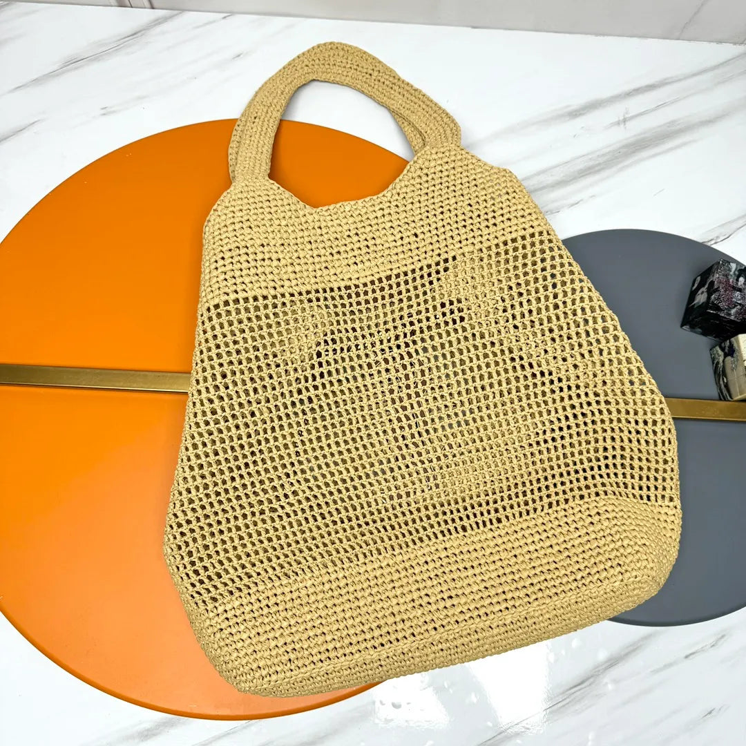 ICARE 22.8 in Woven Raffia Tote Bag 772191