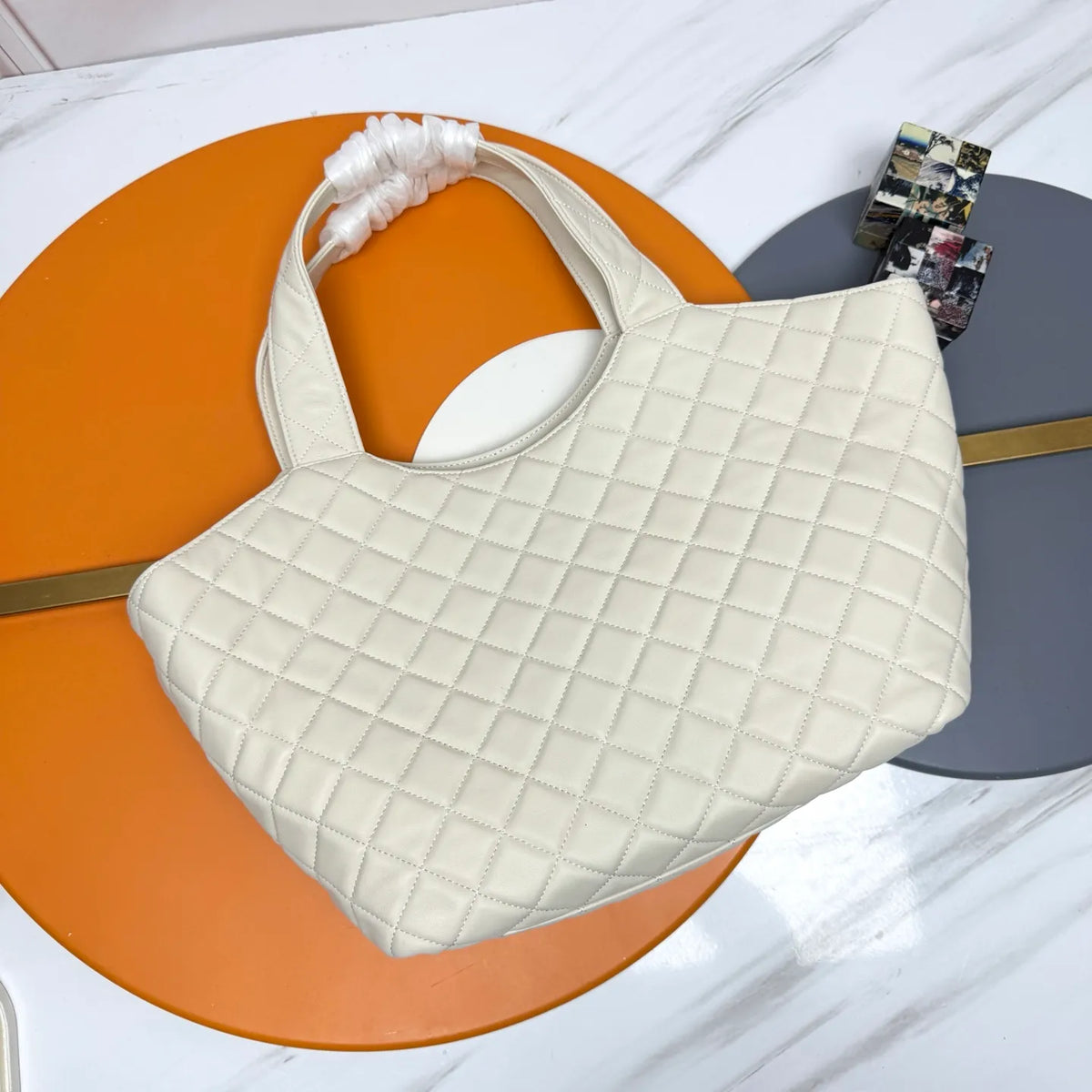 Icare Nappa Leather 12.2 in Tote Bag 858191