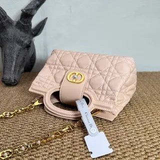 Jolie Top Handle 7.3 in Chain Handbag 3123 Rouge Pink