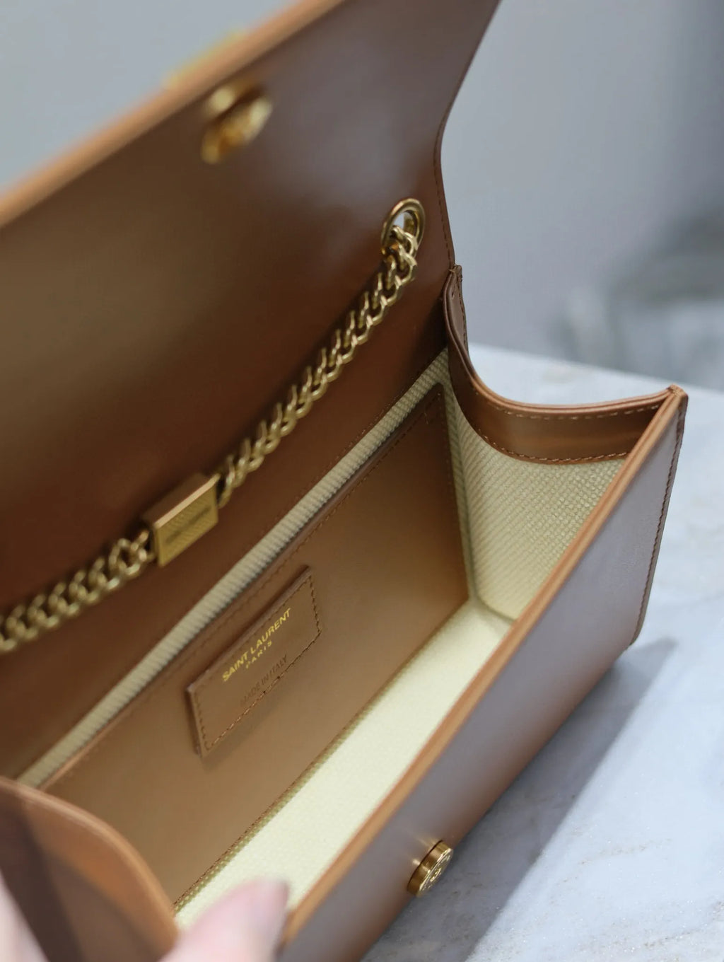 Kate 7.9 in Leather Canvas Bag 469390