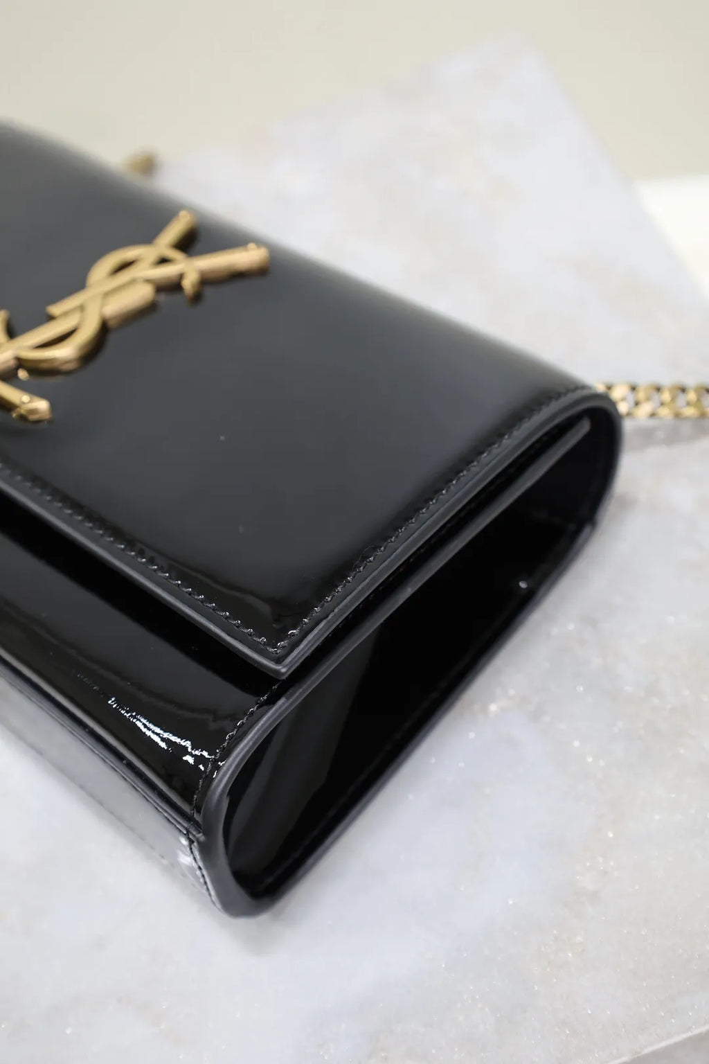 Kate 7.9 in Patent Leather Bag 469390