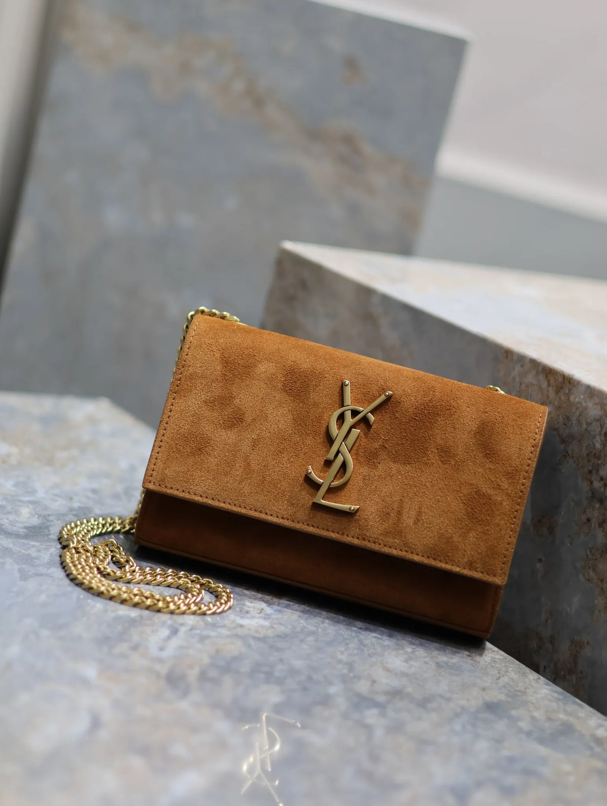 Kate 7.9 in Suede Shoulder Bag 469390