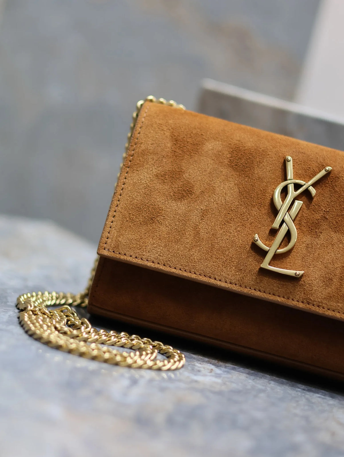 Kate 7.9 in Suede Shoulder Bag 469390
