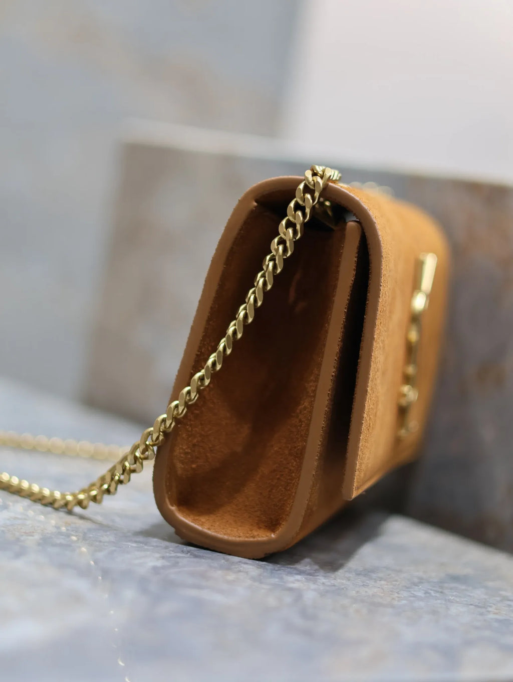 Kate 7.9 in Suede Shoulder Bag 469390