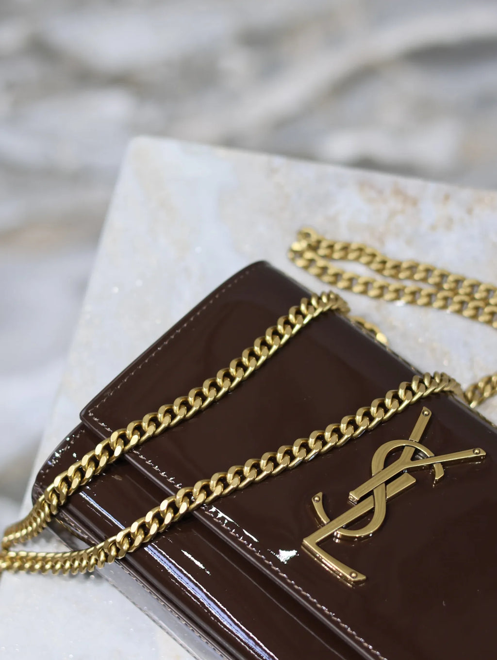 Kate Patent Leather 7.9 in Shoulder Bag 469390