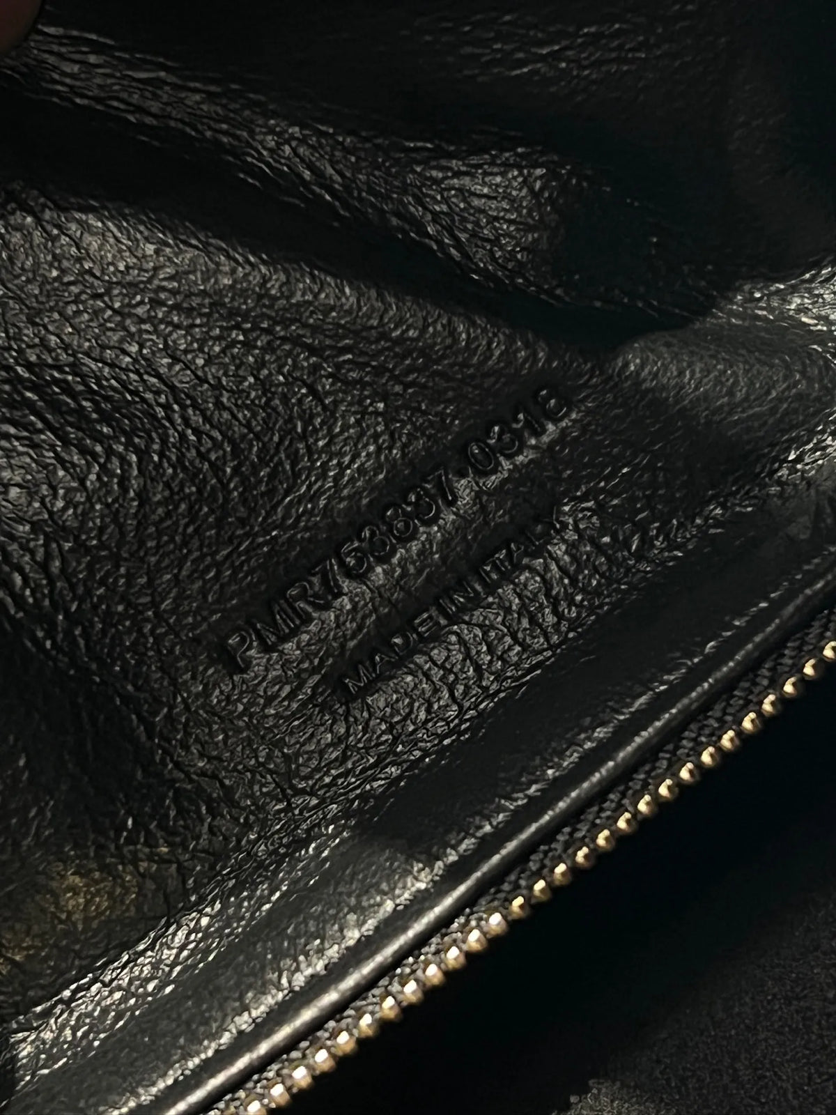Kia Large Calfskin Shoulder Bag Black Gold 112524
