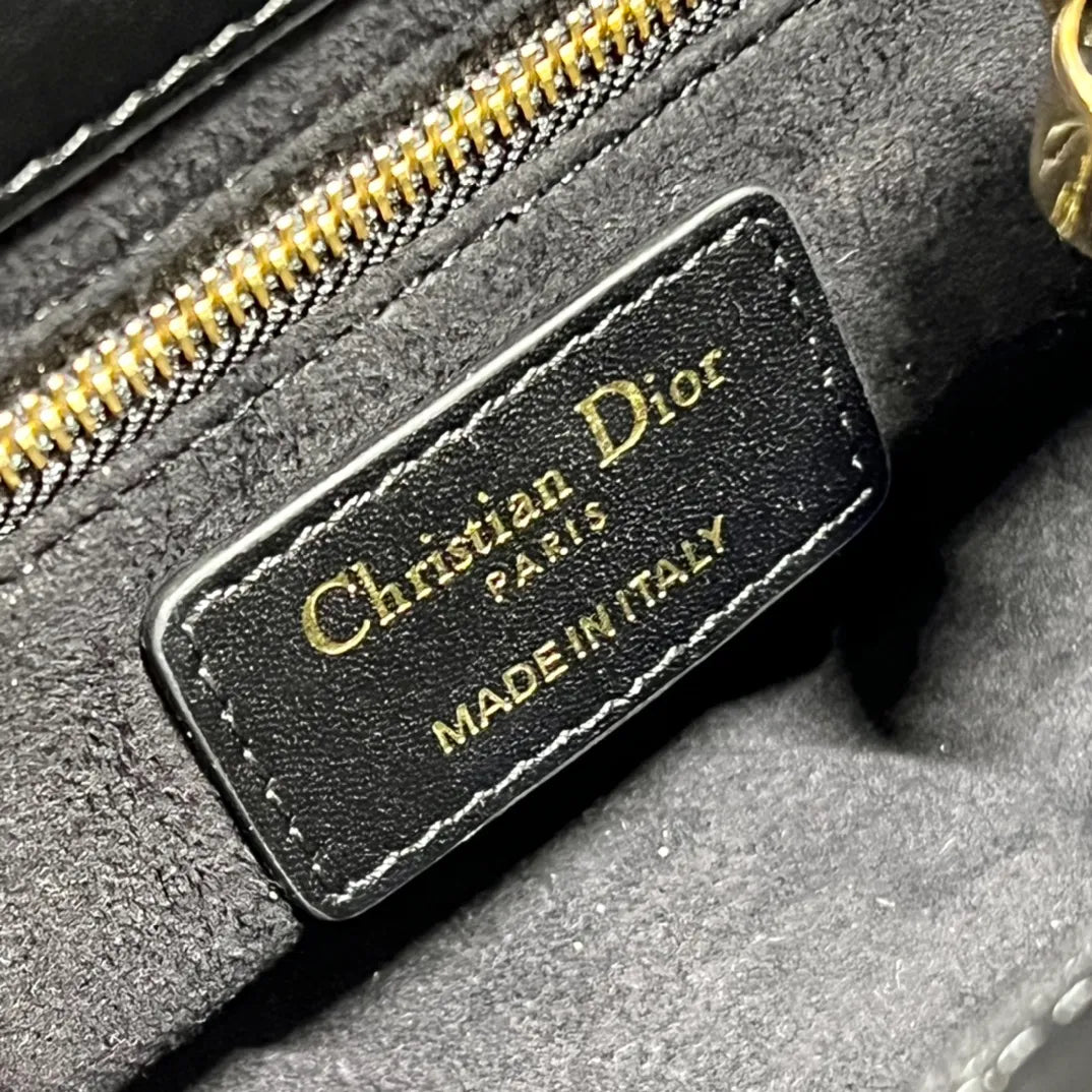 Lady Dior 7.5 in Cannage Calfskin Bag 1202