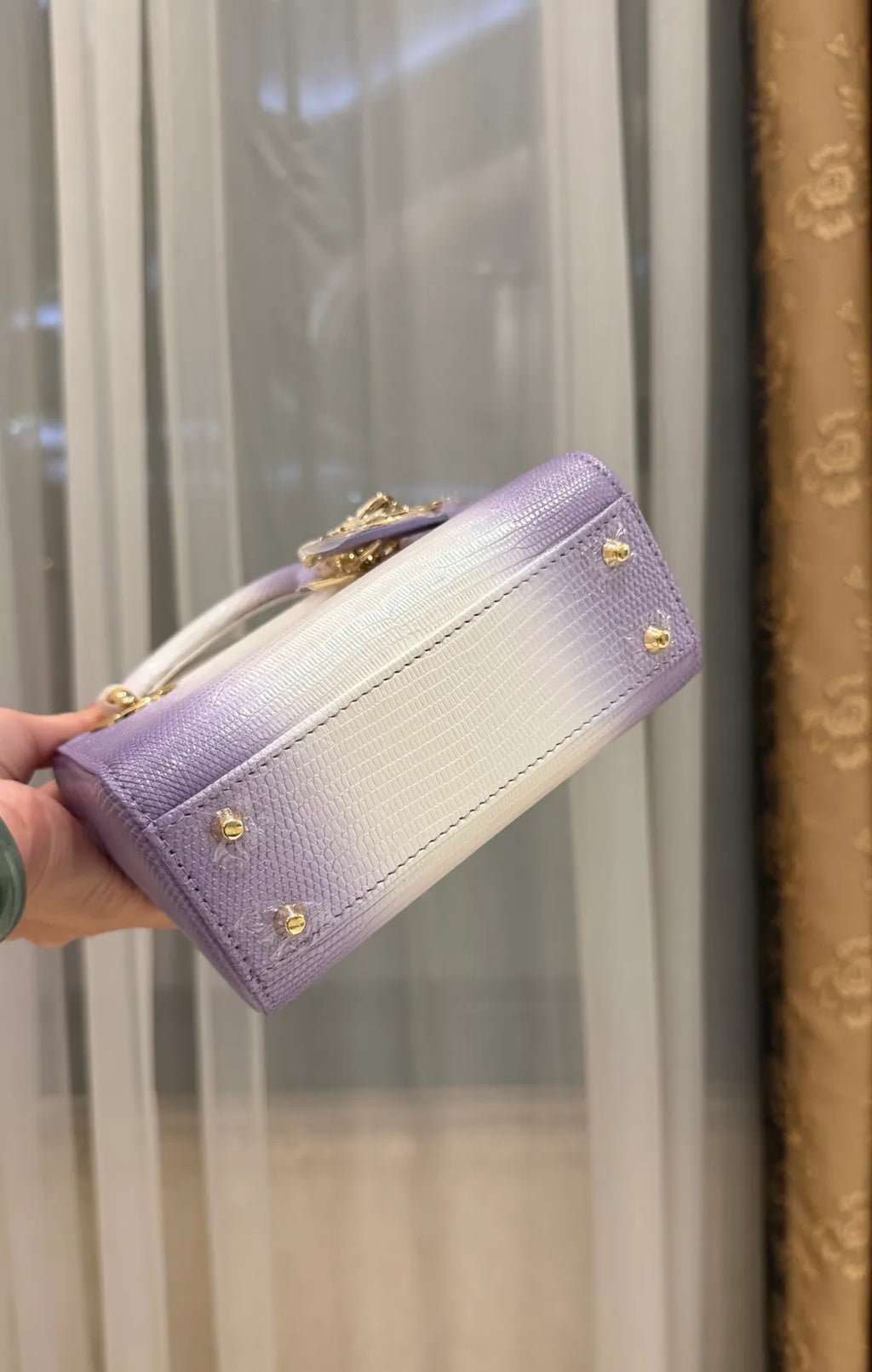 Lady Dior Lizard Skin Handbag 721172