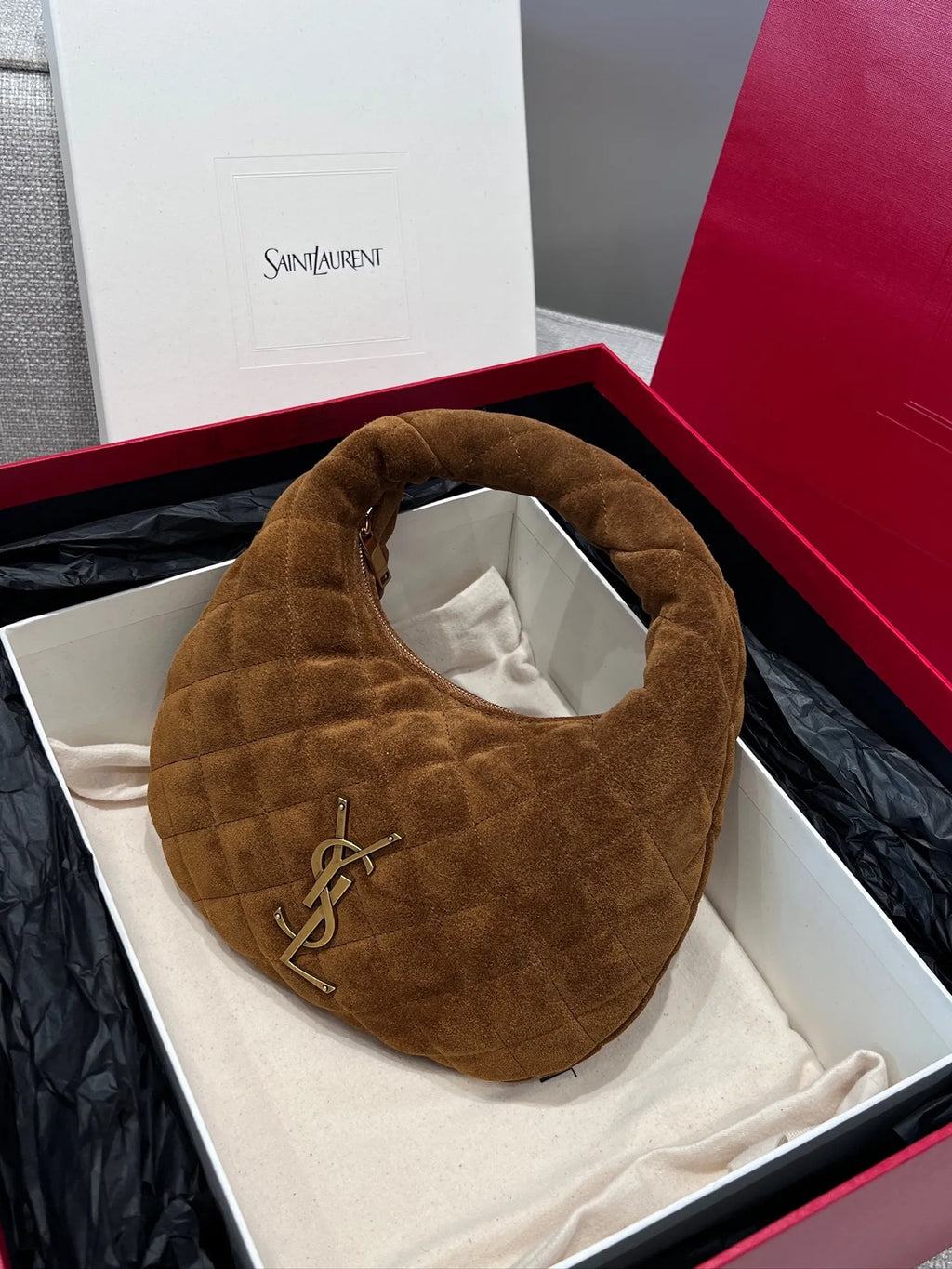 LANDISE Quilted Nappa Leather Handbag 112525
