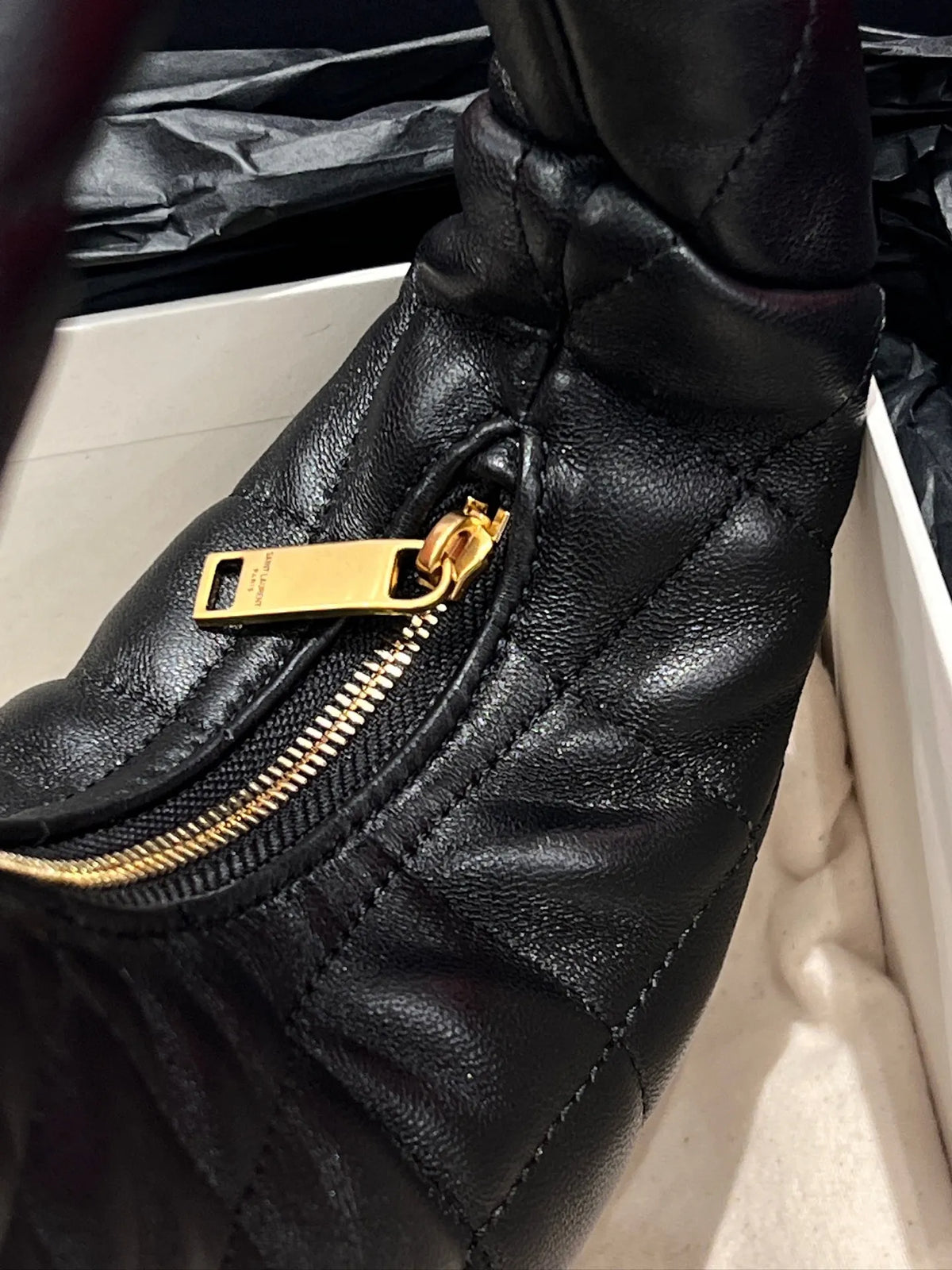 LANDISE Quilted Nappa Leather Handbag 112526