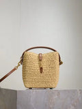 LE 37 Raffia 5.9 in Bucket Bag 765870