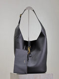 LE 5 À 7 Leather 10.2 in Bucket Underarm Bag 753823