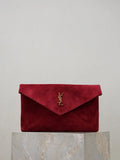 LE Envelope 11.6 in Suede Clutch Bag 769307