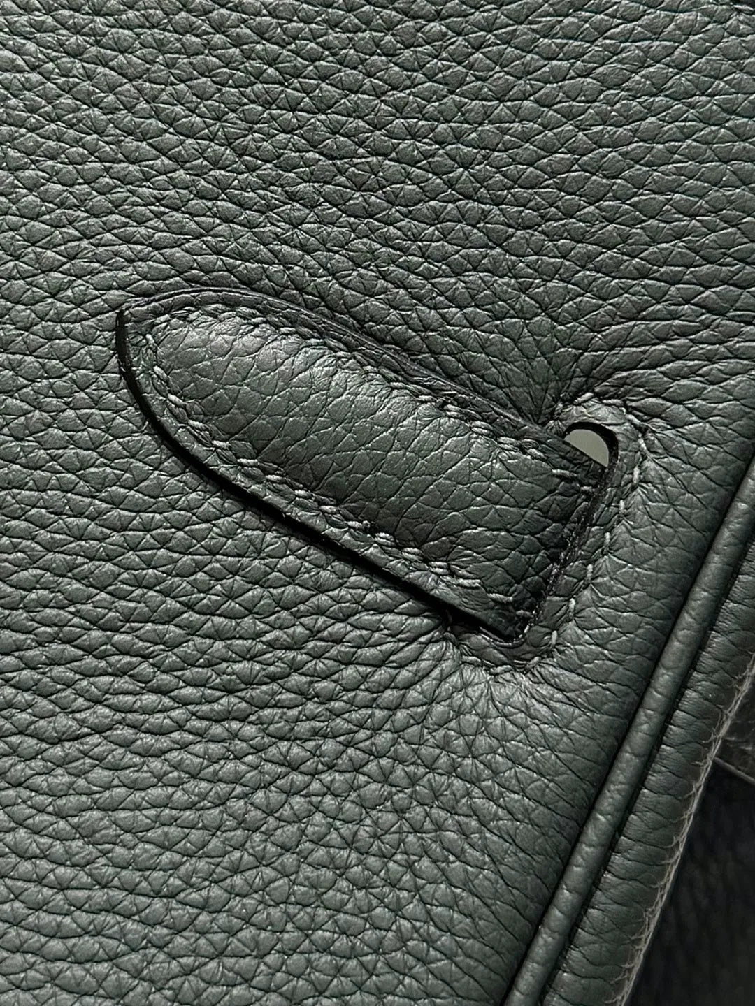 Leather Handbag 61 Pine Green Vert Amande