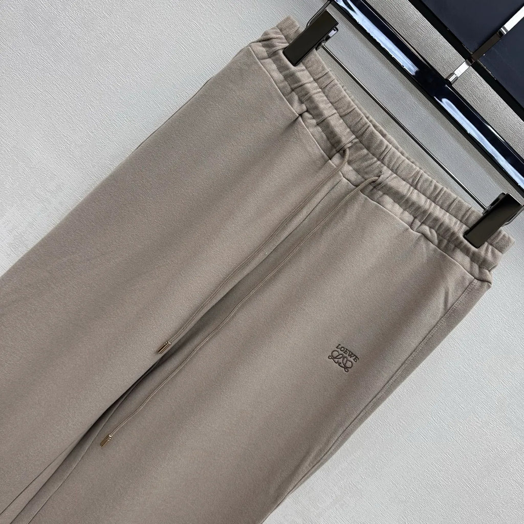 Loewe Women's Drawstring Embroidered Trousers