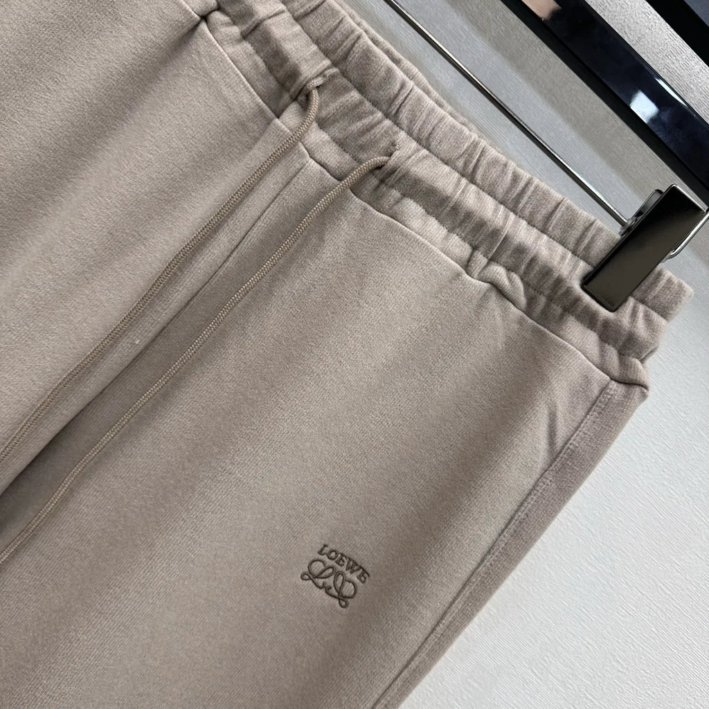 Loewe Women's Drawstring Embroidered Trousers