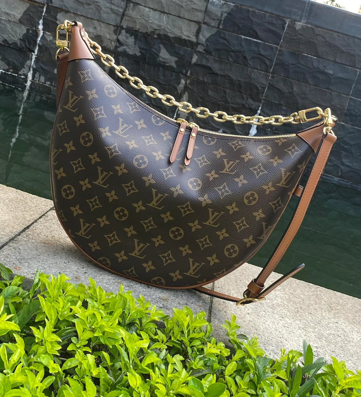 Loop GM Monogram Coated Fabric Handbag M46311