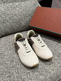 Loro Piana 26SS Women's Fast Walk Suede and Nylon Sports Shoes