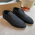 Loro Piana Open Walk Fur Ankle Boots Suede Leather 359504