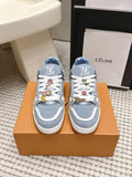 Louis Vuitton 26ss Trainer Sneakers Cowhide Leather White