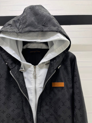LOUIS VUITTON A706B660C Women's Monogram Hooded Jacket