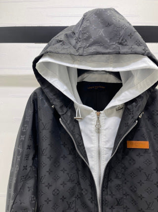 LOUIS VUITTON A706B660C Women's Monogram Hooded Jacket