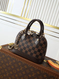 Louis Vuitton Alma Mini Damier Ebene Handbag M00015