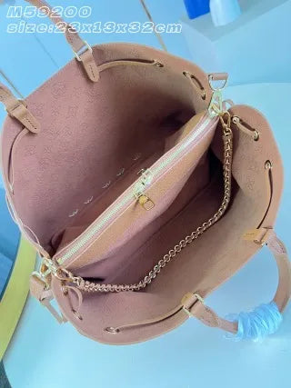 Bella Tote Perforated Leather Bag M27443