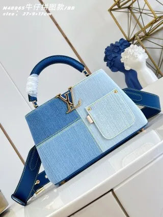 Louis Vuitton Capucines BB Denim Bag M27302