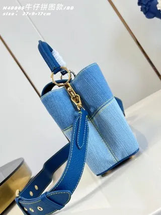 Louis Vuitton Capucines BB Denim Bag M27302