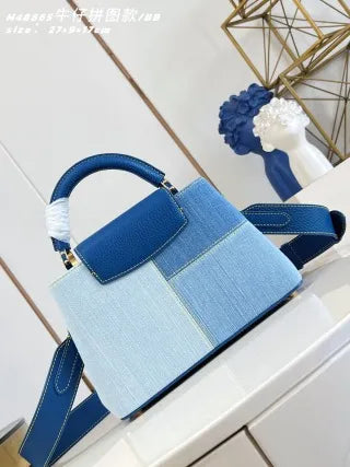 Louis Vuitton Capucines BB Denim Bag M27302