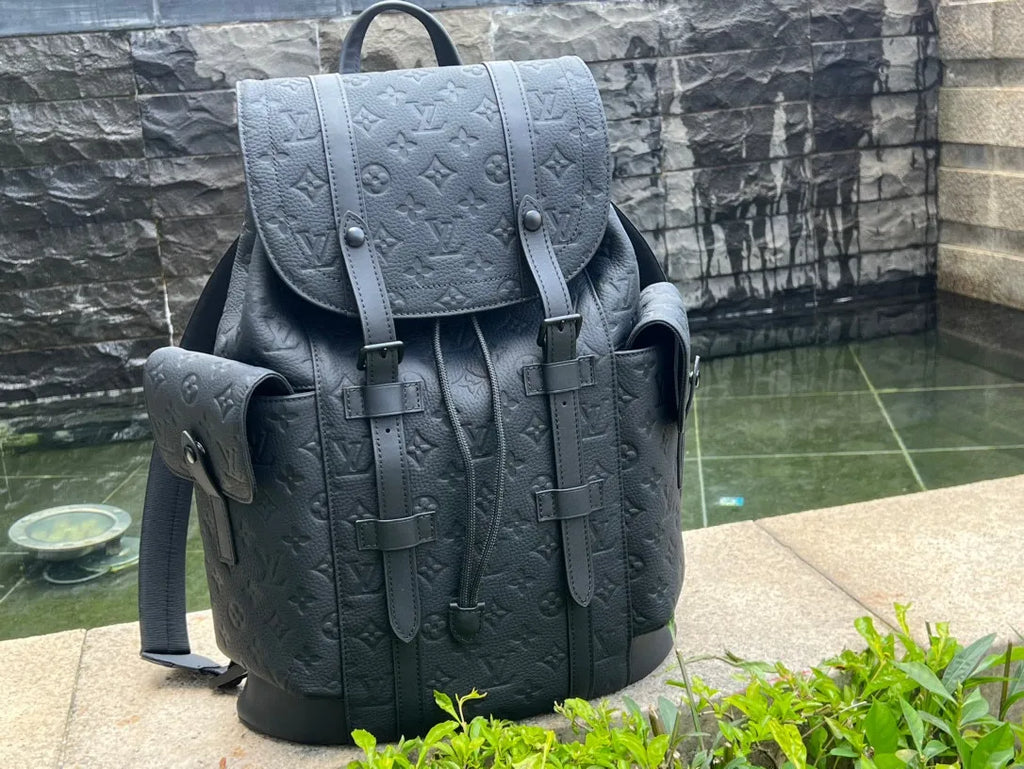 Louis Vuitton Christopher PM Monogram Leather Backpack M55699 Black