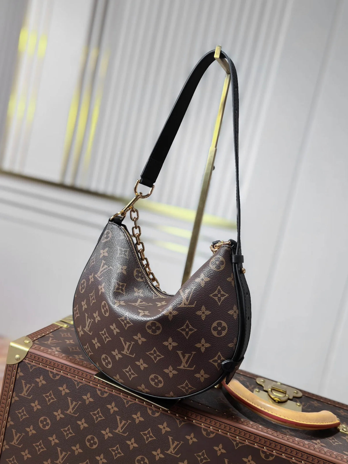 Louis Vuitton Cookie BB Monogram Canvas Handbag