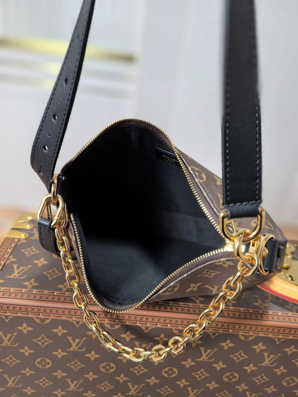 Louis Vuitton Cookie BB Monogram Canvas Handbag