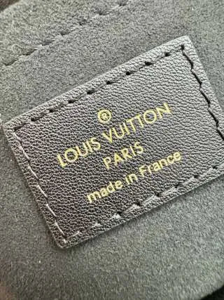 Louis Vuitton Diamond Pattern Leather Bag M13146