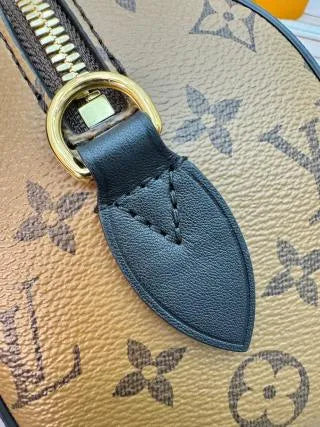 Louis Vuitton Diamond Pattern Leather Bag M13146
