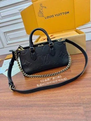 Louis Vuitton Diamond Pattern Leather Bag M23640