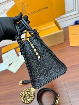 Louis Vuitton Diamond Pattern Leather Bag M23640