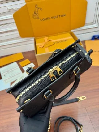 Louis Vuitton Diamond Pattern Leather Bag M23640
